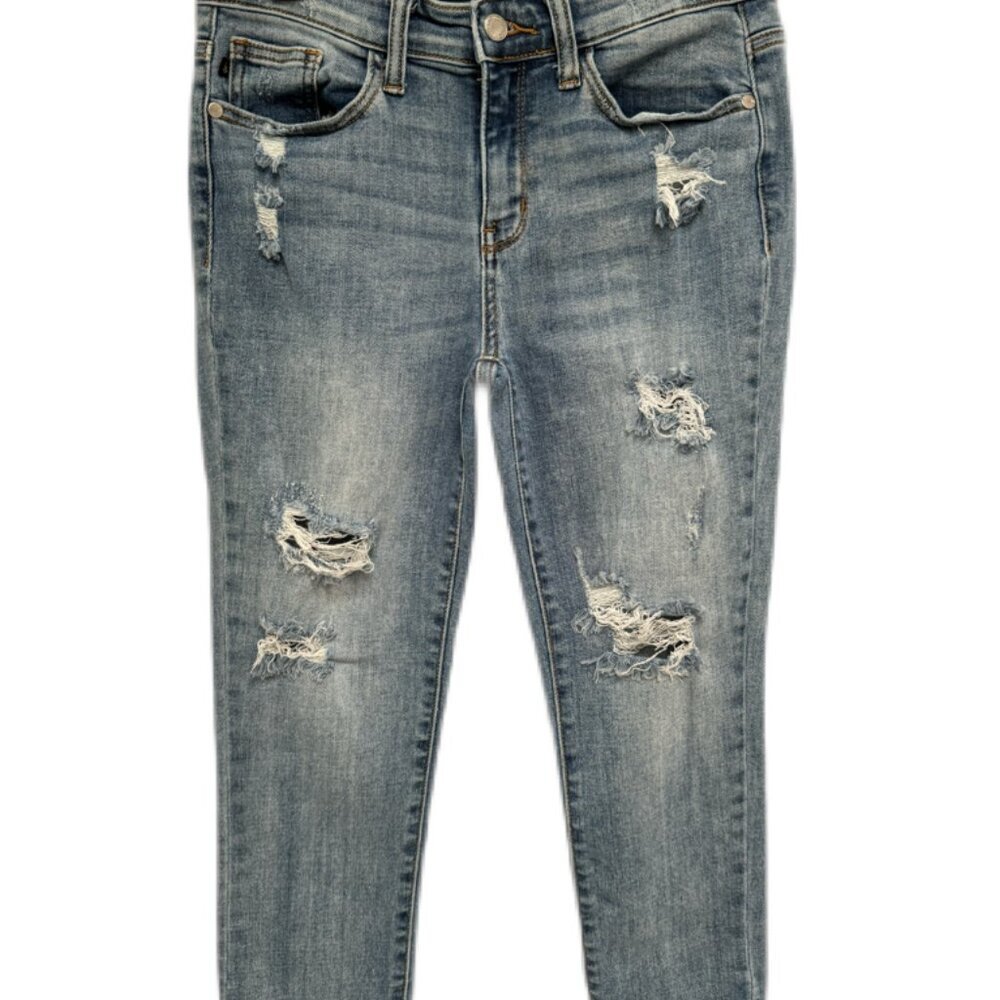 Women’s Judg Blue Stretch Capri Jean